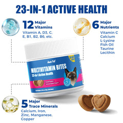 Just Try 23 en 1 Taurina para Gatos: omega-3 para pelaje suave y piel sana