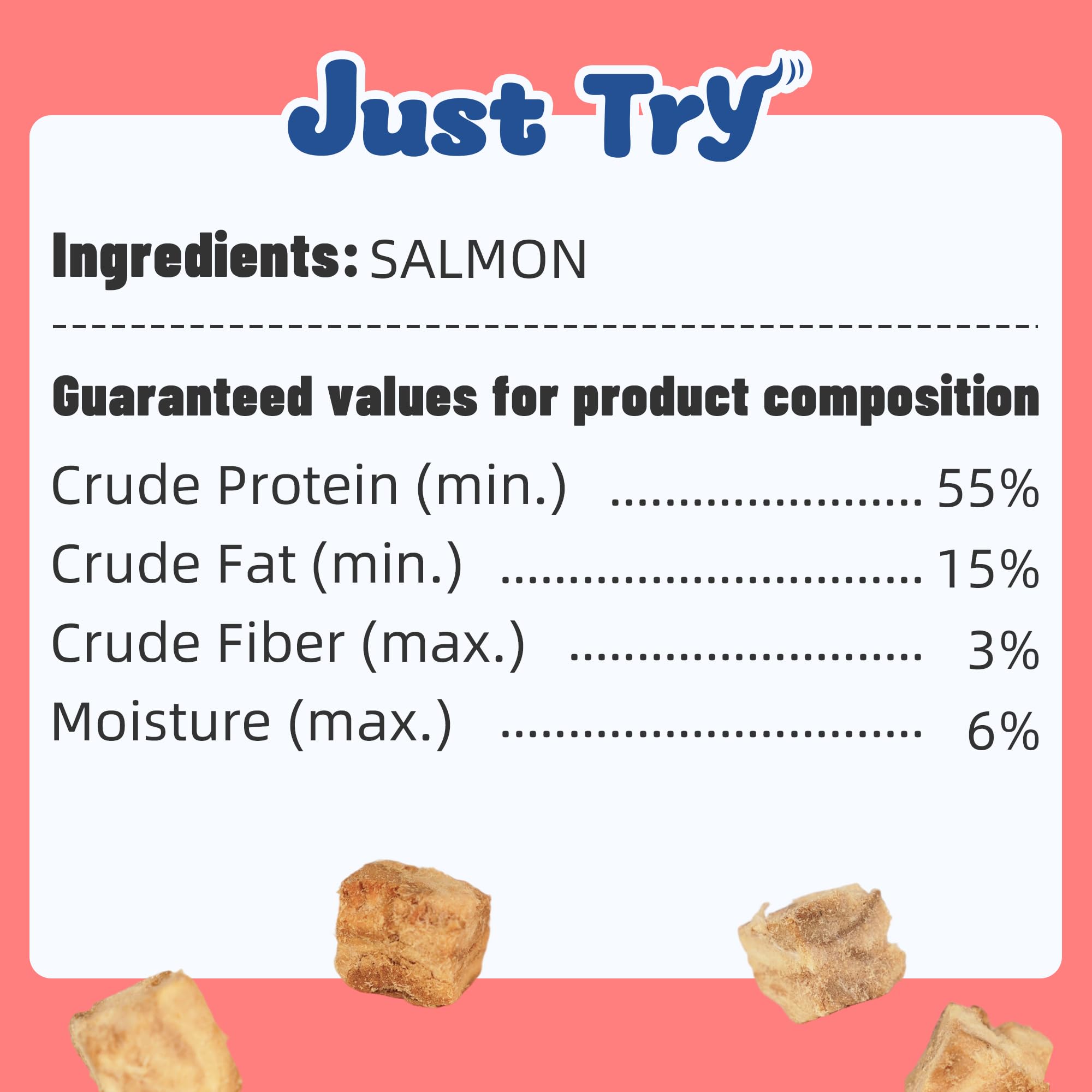 Just Try cobertura sin granos para comidas balanceadas.