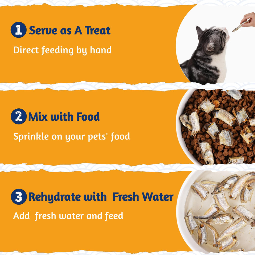 Just Try Minnows: favorece pelaje brillante gracias a Omega-3.