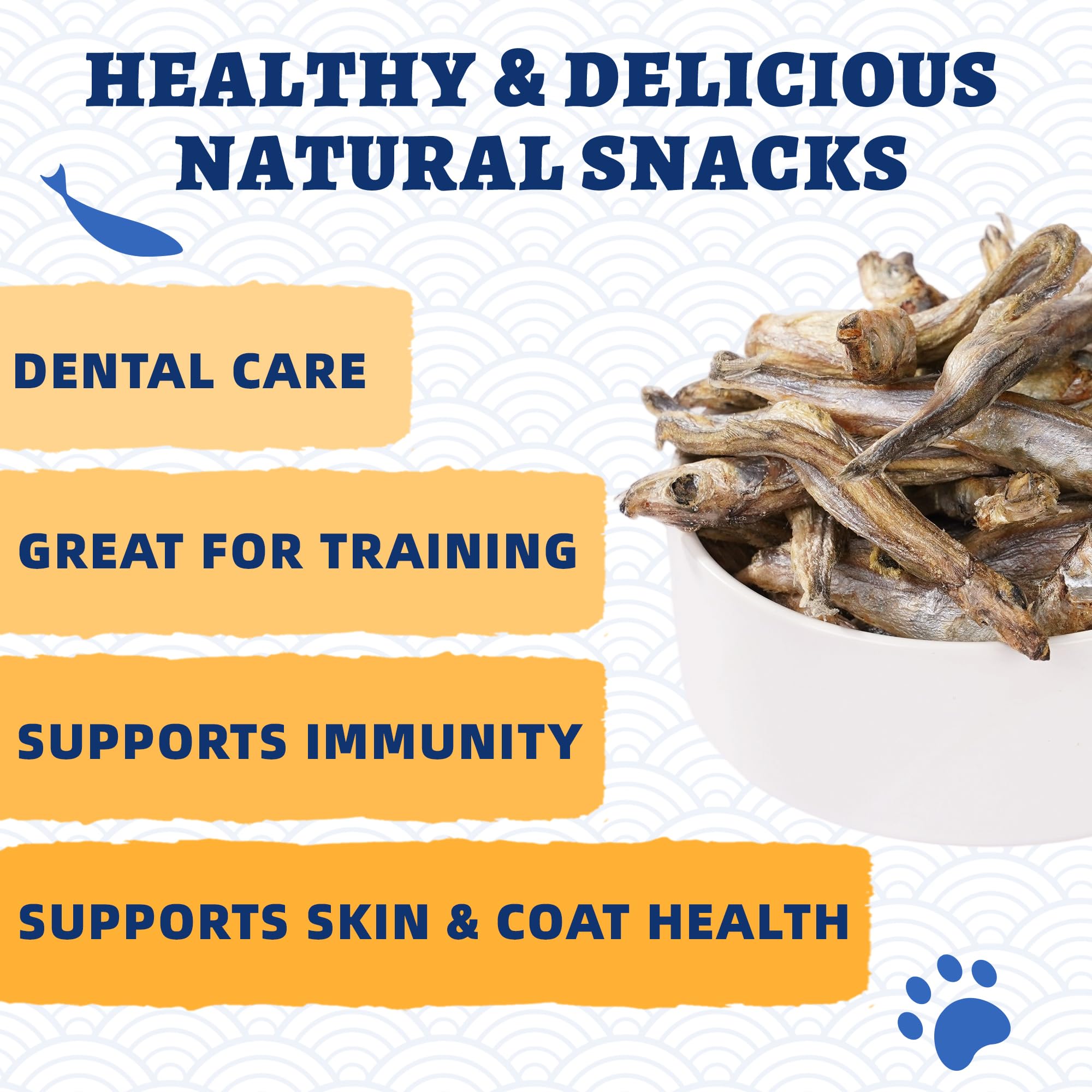 Just Try Minnows: alto en Omega-3 para piel y pelaje saludables.
