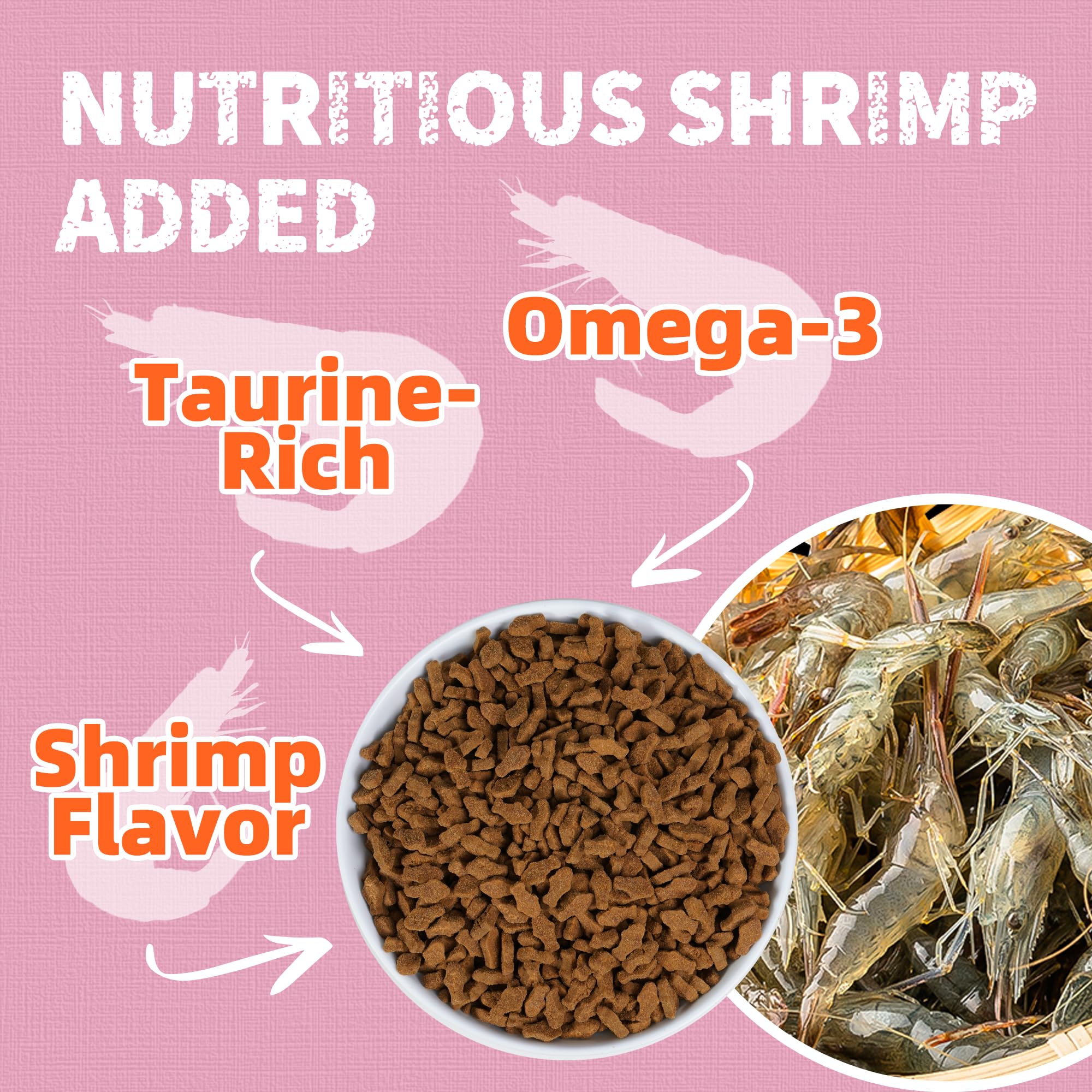 Just Try Omega-3 para piel y pelaje de gatos con gamba real