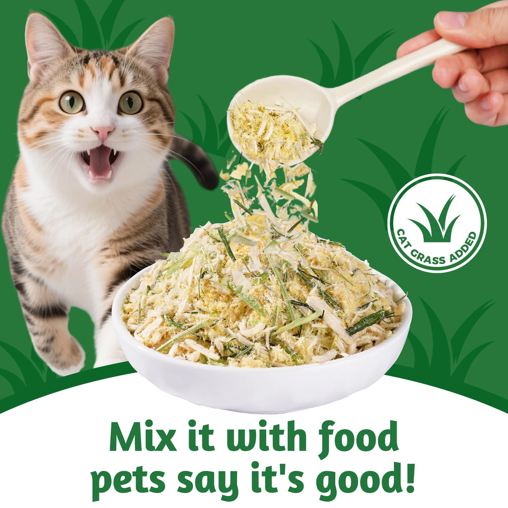 Just Try pollo-yema-real, fuente de proteína sabrosa para gatos