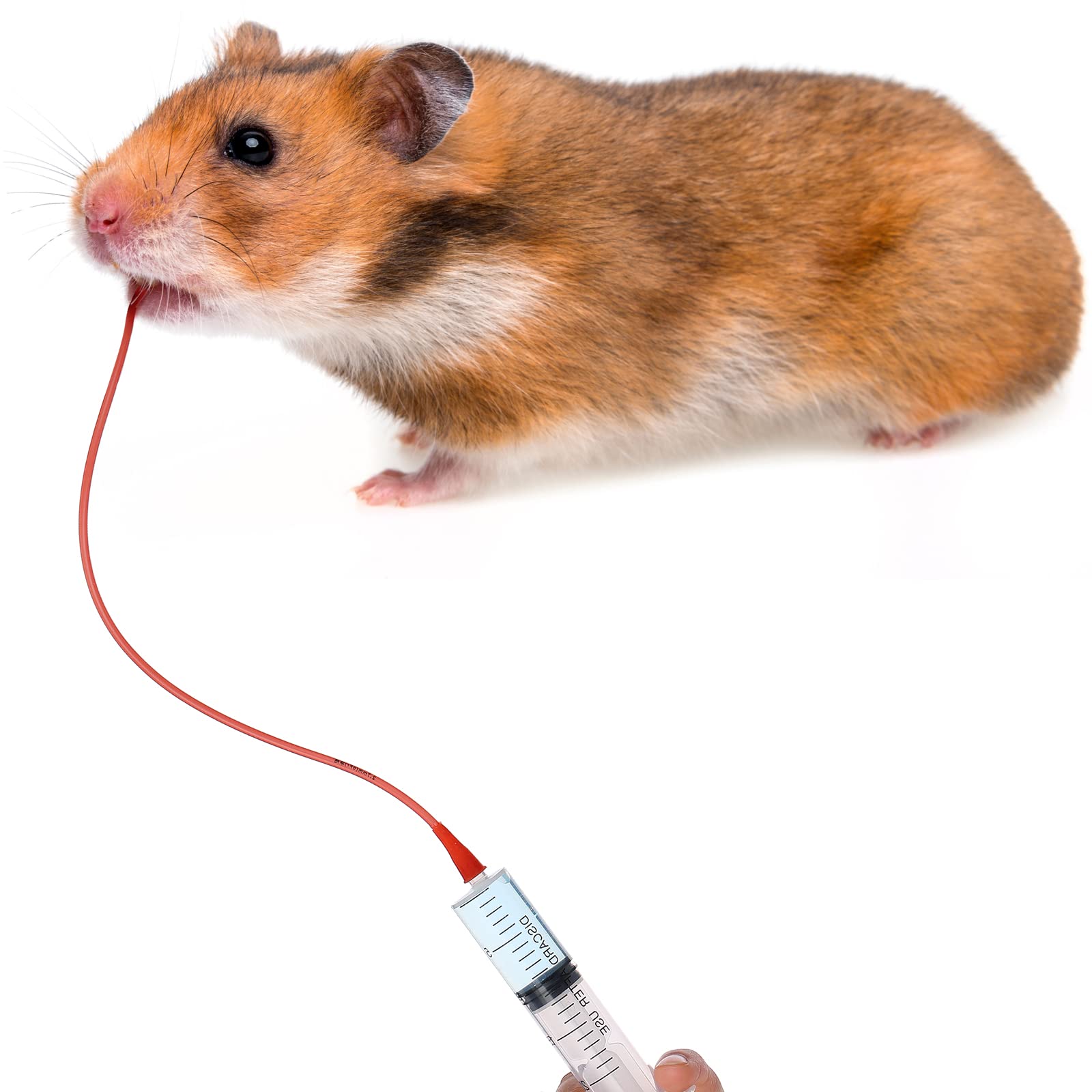 Jeringa Jutom para gatito de 30 ml, flujo estable para líquidos.