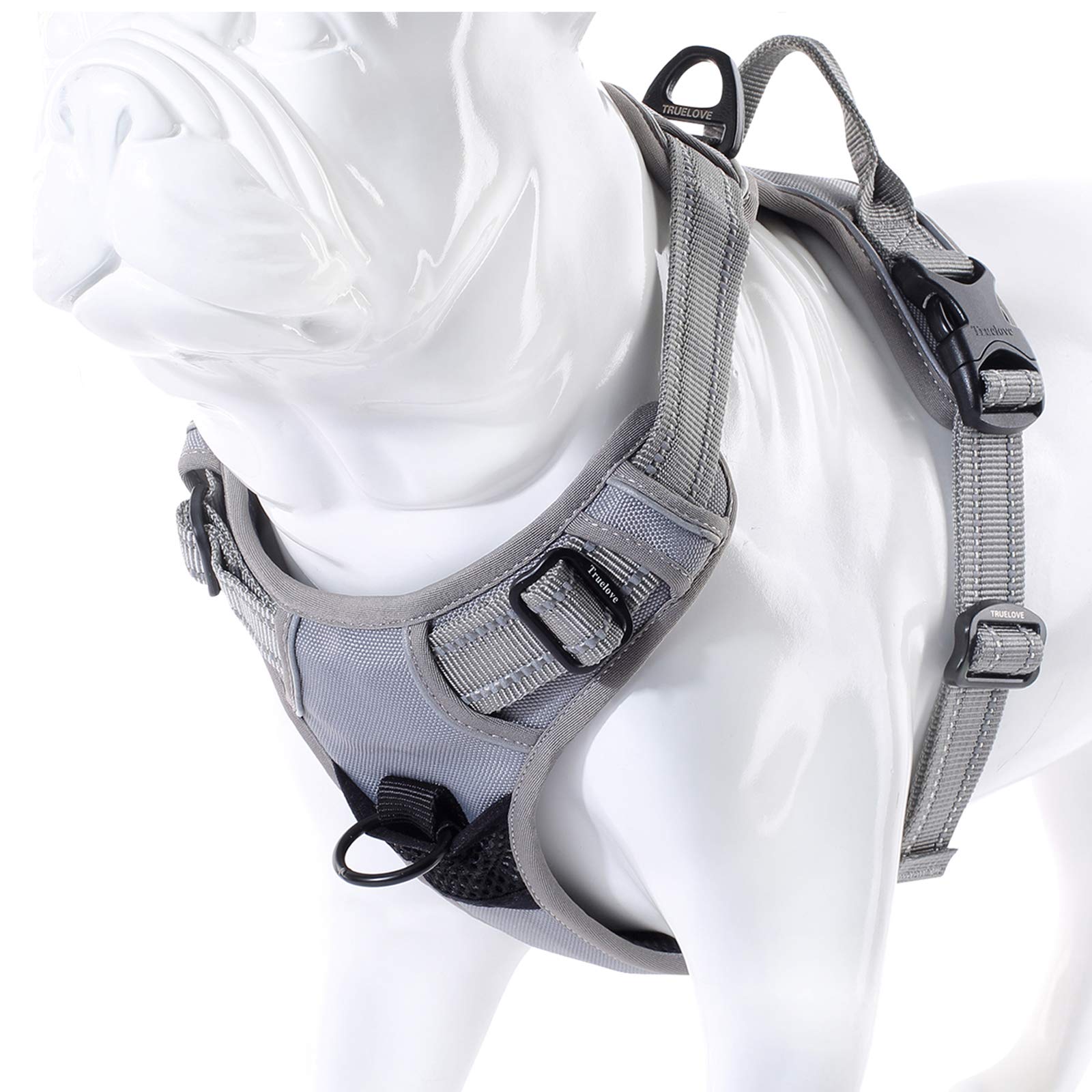 Chaleco para perro JUXZH Truelove ajustable y reflector para paseos nocturnos.