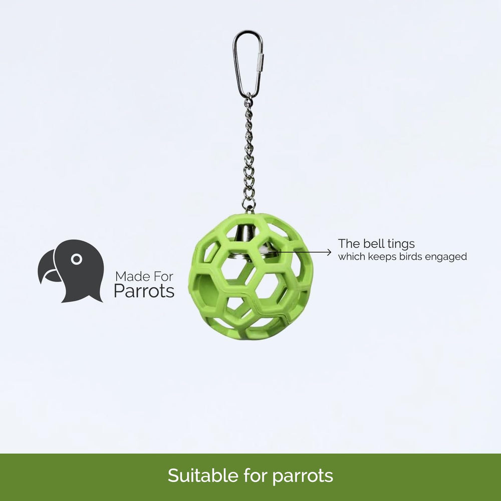 JW Activitoys Hol-ee Roller, diseño pensado para aves y exploración diaria.