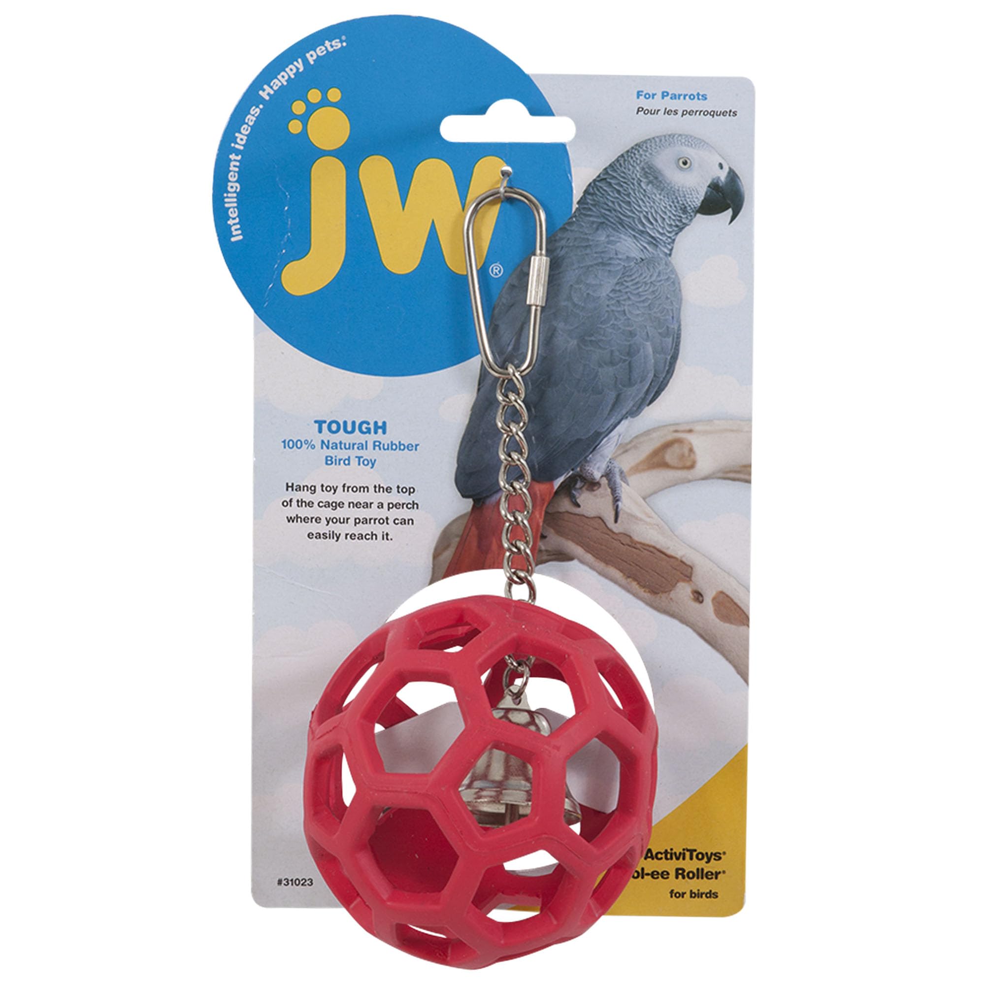 JW Activitoys Hol-ee Roller, herramienta interactiva que estimula inteligencia y juego.
