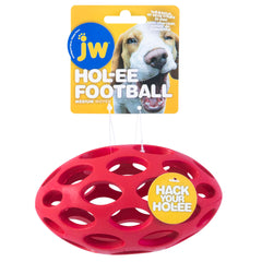 JW Hol-ee Football, balón rompecabezas para perros, estimula mentalmente mientras juegan