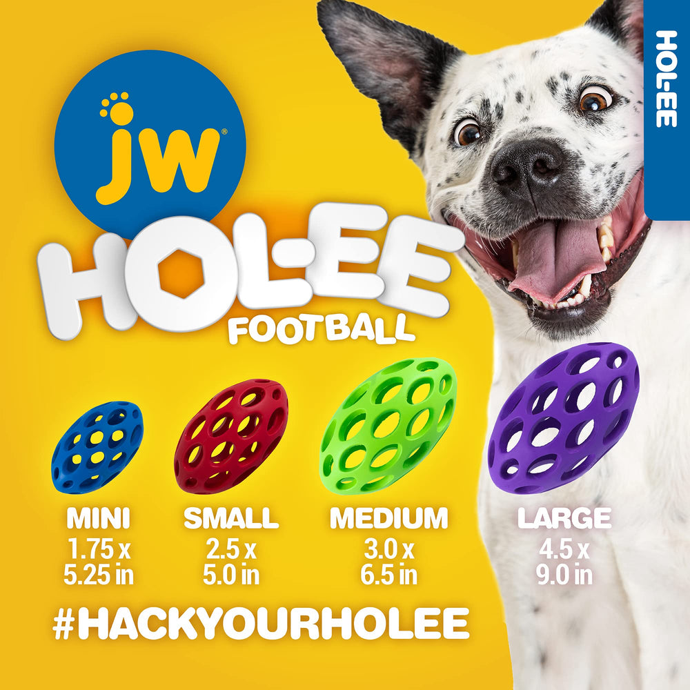 JW Hol-ee perfecto para interiores y exteriores; rebote irregular para buscar