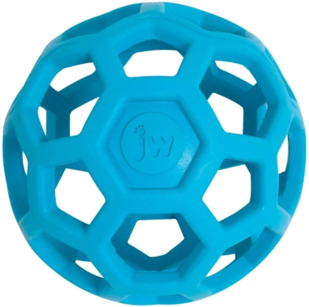 JW Pet Hol-ee Roller, bola-puzzle 3 pulgadas, estimula juego y búsqueda de premios.