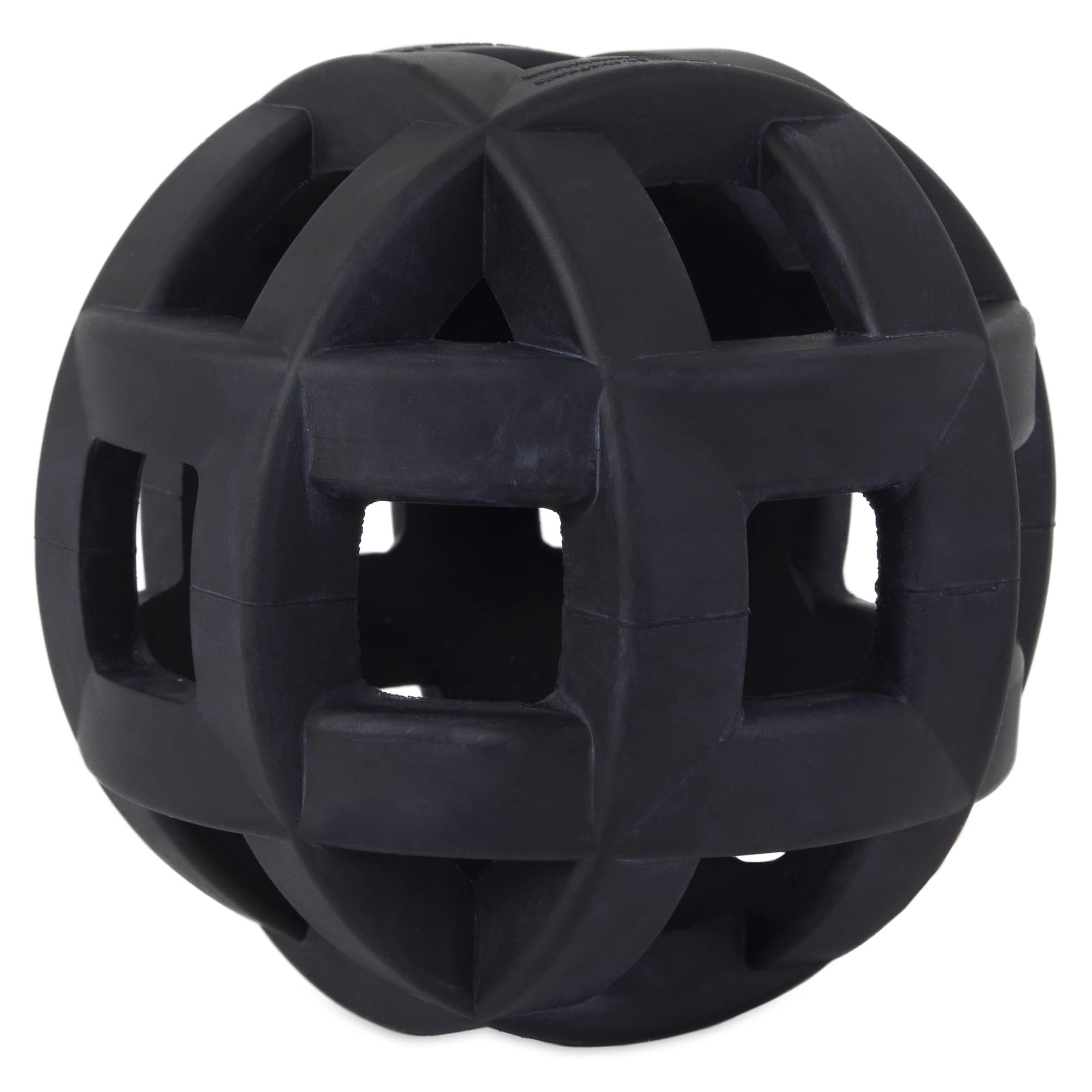 JW Pet Hol-ee Roller Extremo, bola-puzzle de goma natural, ideal para juego y desafíos mentales.