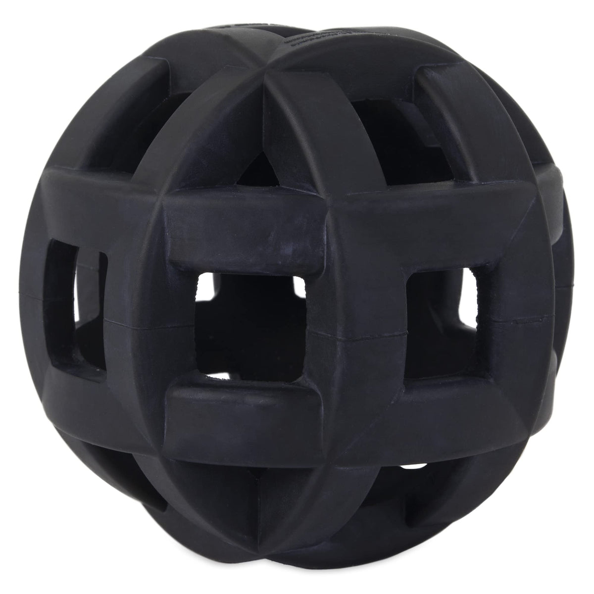 JW Pet Hol-ee Roller Extremo, bola-puzzle de goma natural, ideal para juego y desafíos mentales.