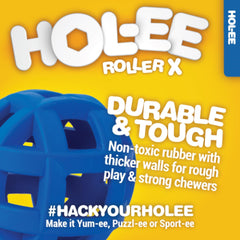  JW Pet Hol-ee Roller Extremo, tamaño mediano de 4,5 pulgadas, perfecto para perros medianos.
