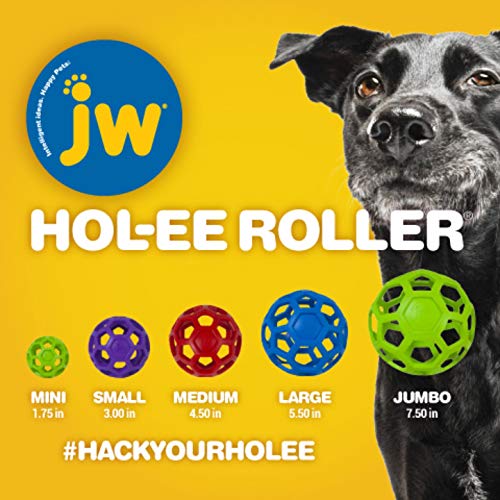 Textura de caucho natural del Hol-ee Roller, suave para las encías de tu perro.