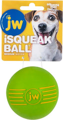 JW PET iSqueak: juguete resistente con sonido para entrenamiento y diversión.