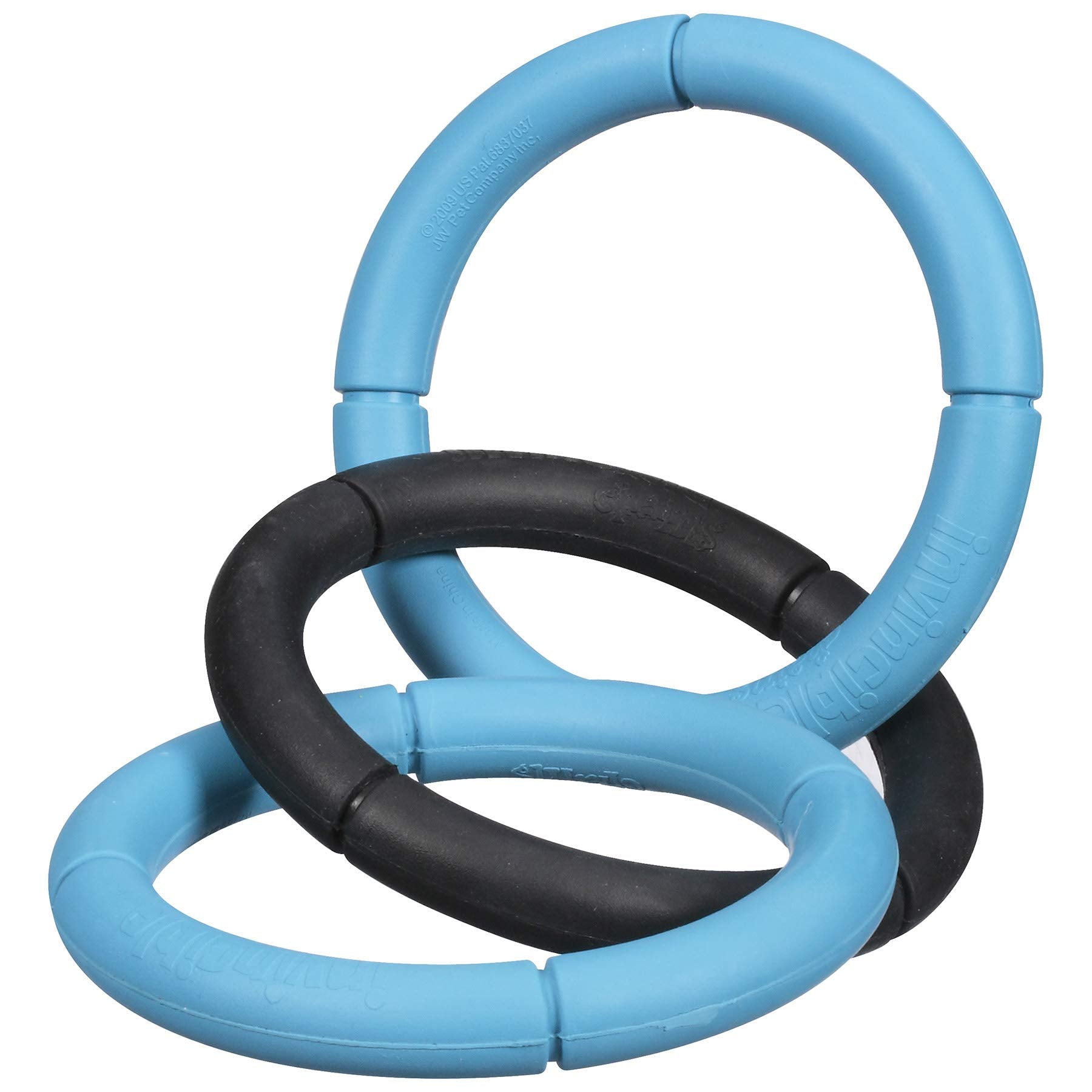 JW Pet Juguete de goma para perros grandes, ideal para tirar y masticar.