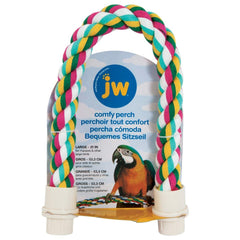 Apoyo suave para las patas en la percha JW para aves.