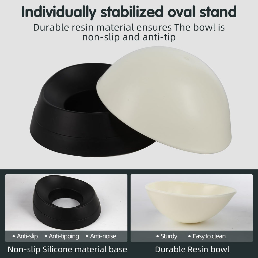 jwpc bulldog bowl base silicona antideslizante mantiene estable la comida