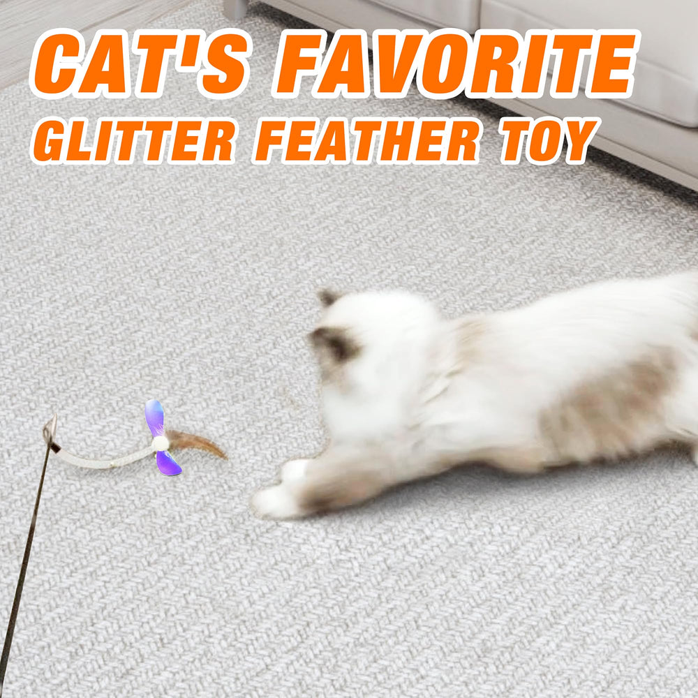 JXFUKAL accesorios para juguete de gato, enriquecen sesiones de juego.