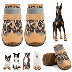 Botas JZXOIVA para patas de perro talla 4 protegen uñas y pavimento.