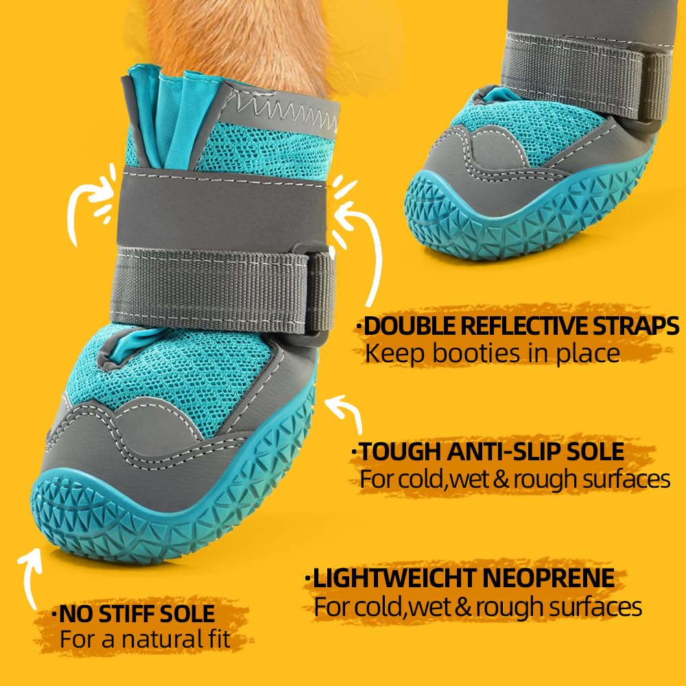 Ajuste rápido JZXOIVA con correas reflectantes para seguridad nocturna.