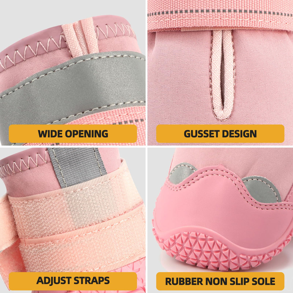 jzxoiva zapatos para perros con estilo y protección para pavimentos