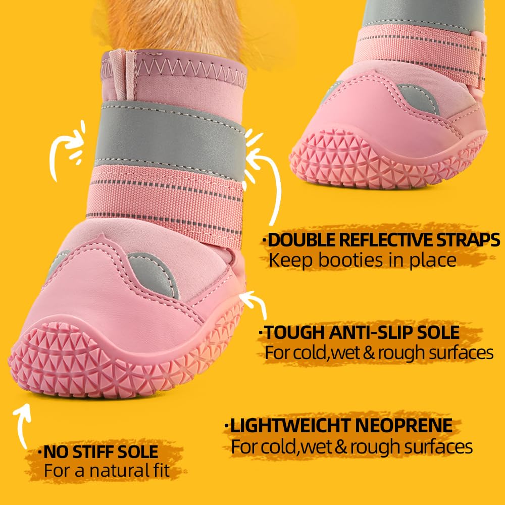 jzxoiva zapatos para perros ideales para caminatas en senderos y campo