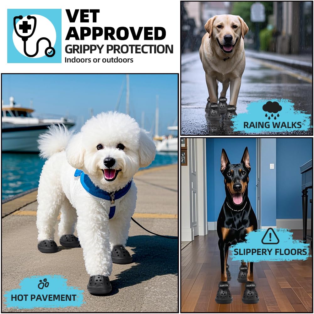 Diseño transpirable mantiene las patas frescas durante paseos