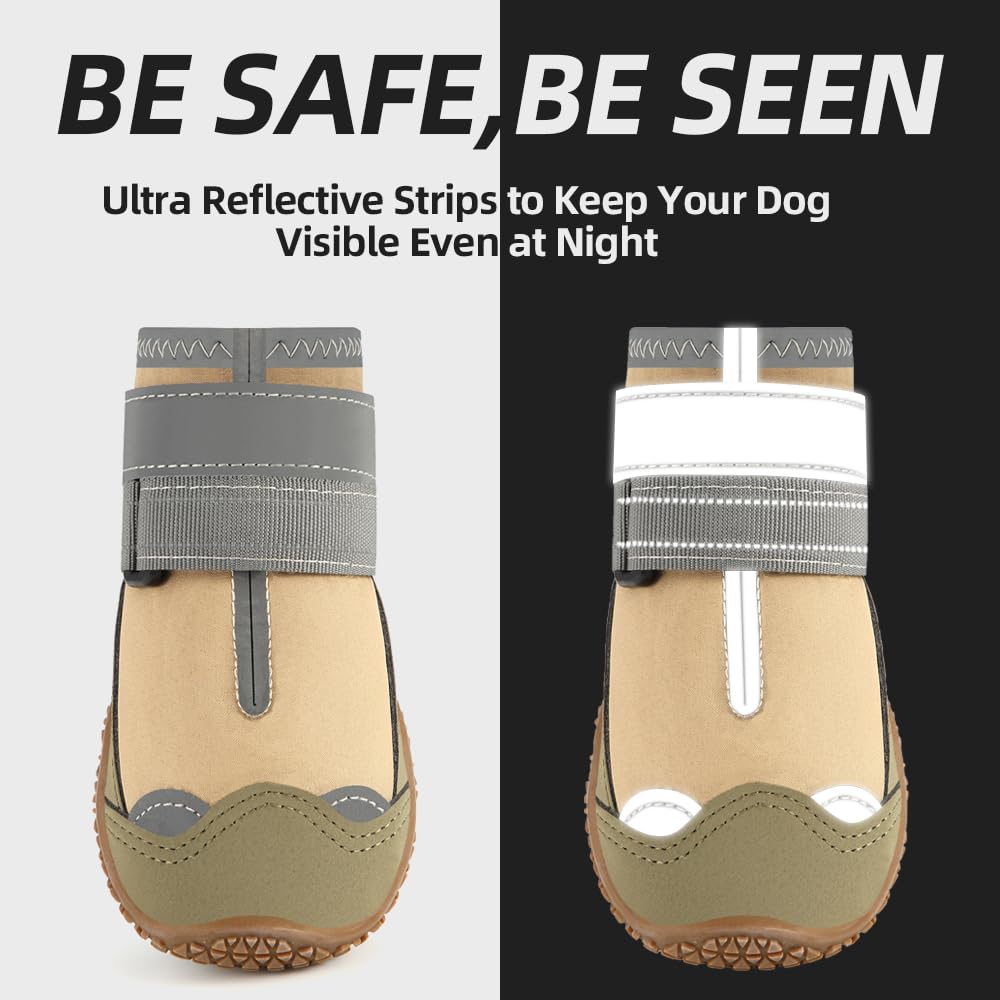 Zapatos para perro JZXOIVA protegen patitas durante juegos y paseo.