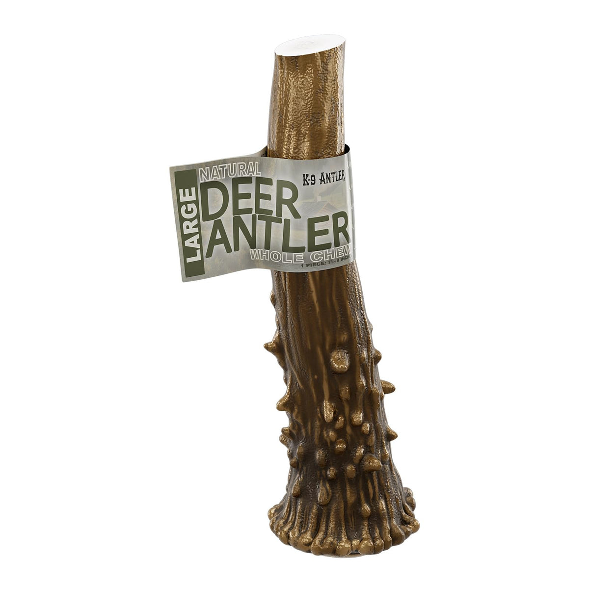 K-9 Antler Co.: ciervo-cuerno-entero-grande para masticación prolongada
