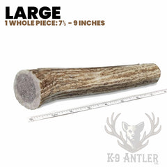 K-9 Antler Co.: masticación-dura para perros grandes, sin químicos