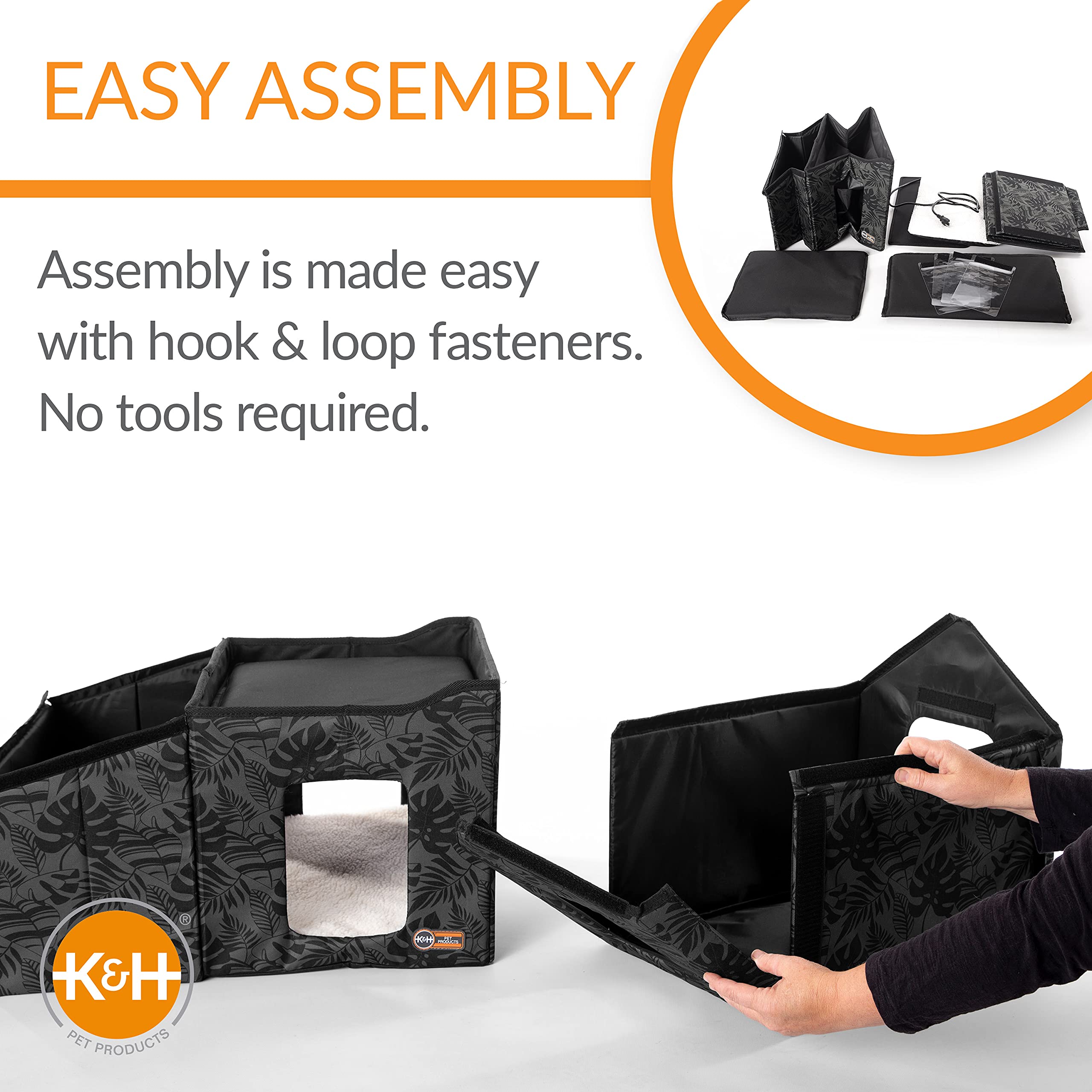 K&amp;H Pet Products techo extraíble que facilita la limpieza.