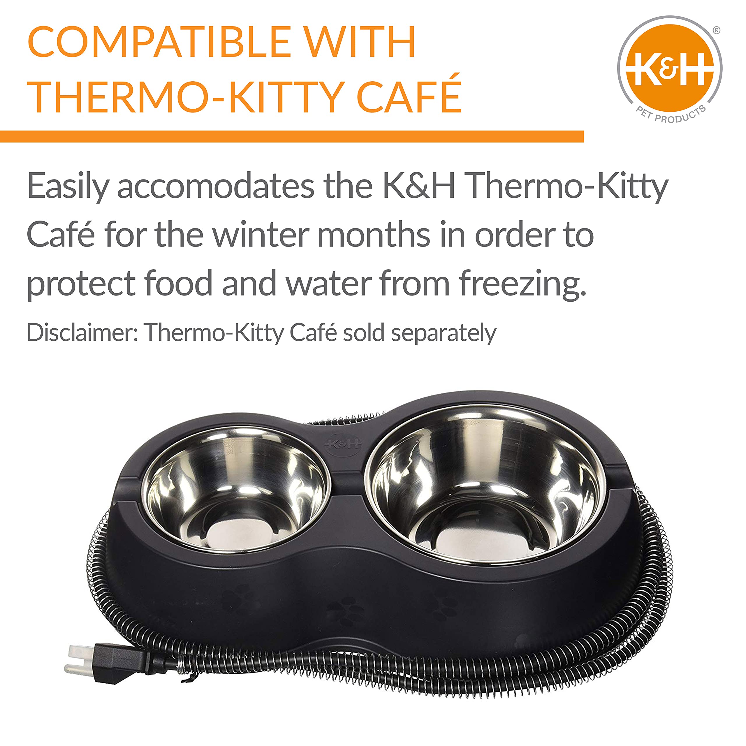 K&amp;H Pet Products uso versátil interior y exterior para gatos.