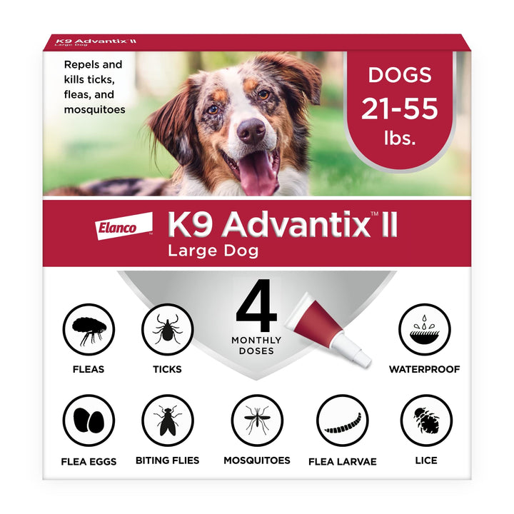 K9 Advantix II para perro grande: aplicación rápida y protección contra pulgas