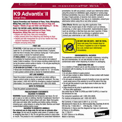 K9 Advantix II para perro grande: defensa contra garrapatas al contacto
