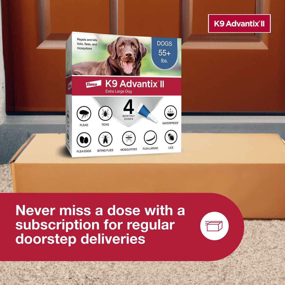 K9 Advantix II XL: uso mensual fácil para perros grandes.