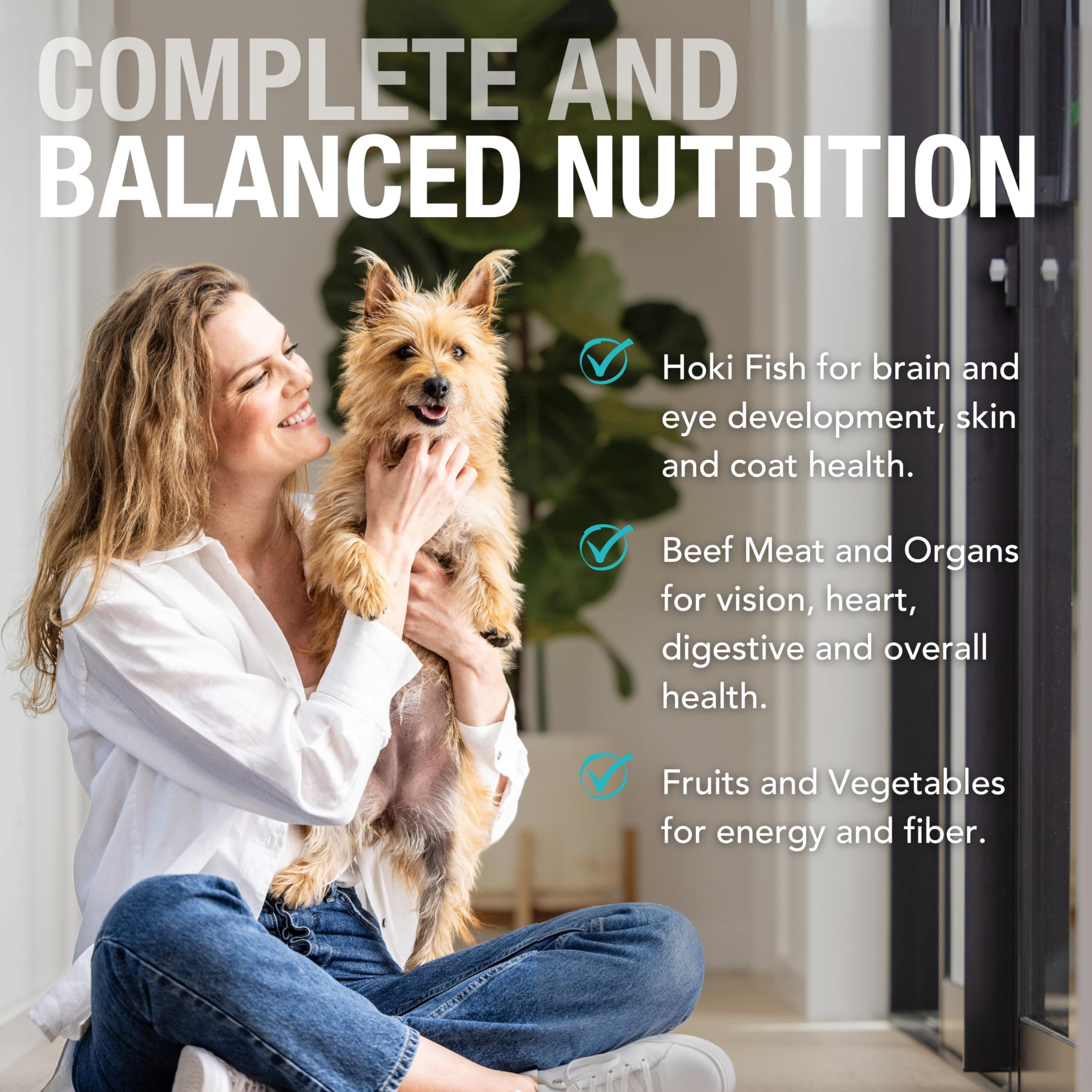 K9 Natural banquete hoki-ternera, alto en proteinas, apoyo diario de energia.
