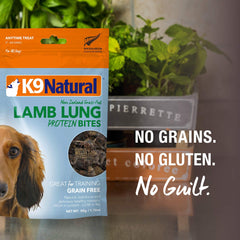 K9 Natural bolsa sellada mantiene la frescura para entrenamientos y viajes.
