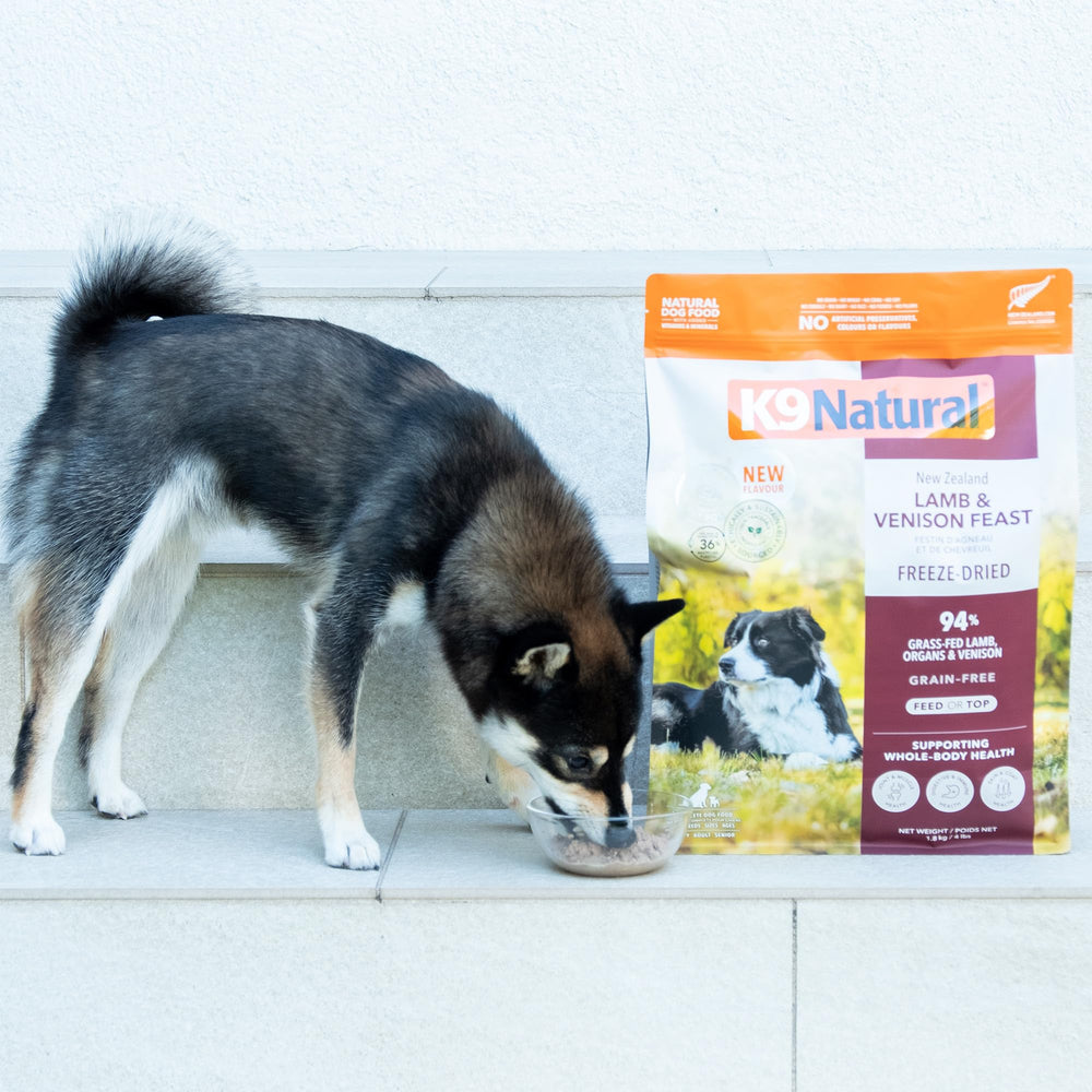 K9 Natural servir sin descongelar, comodidad para la rutina diaria.