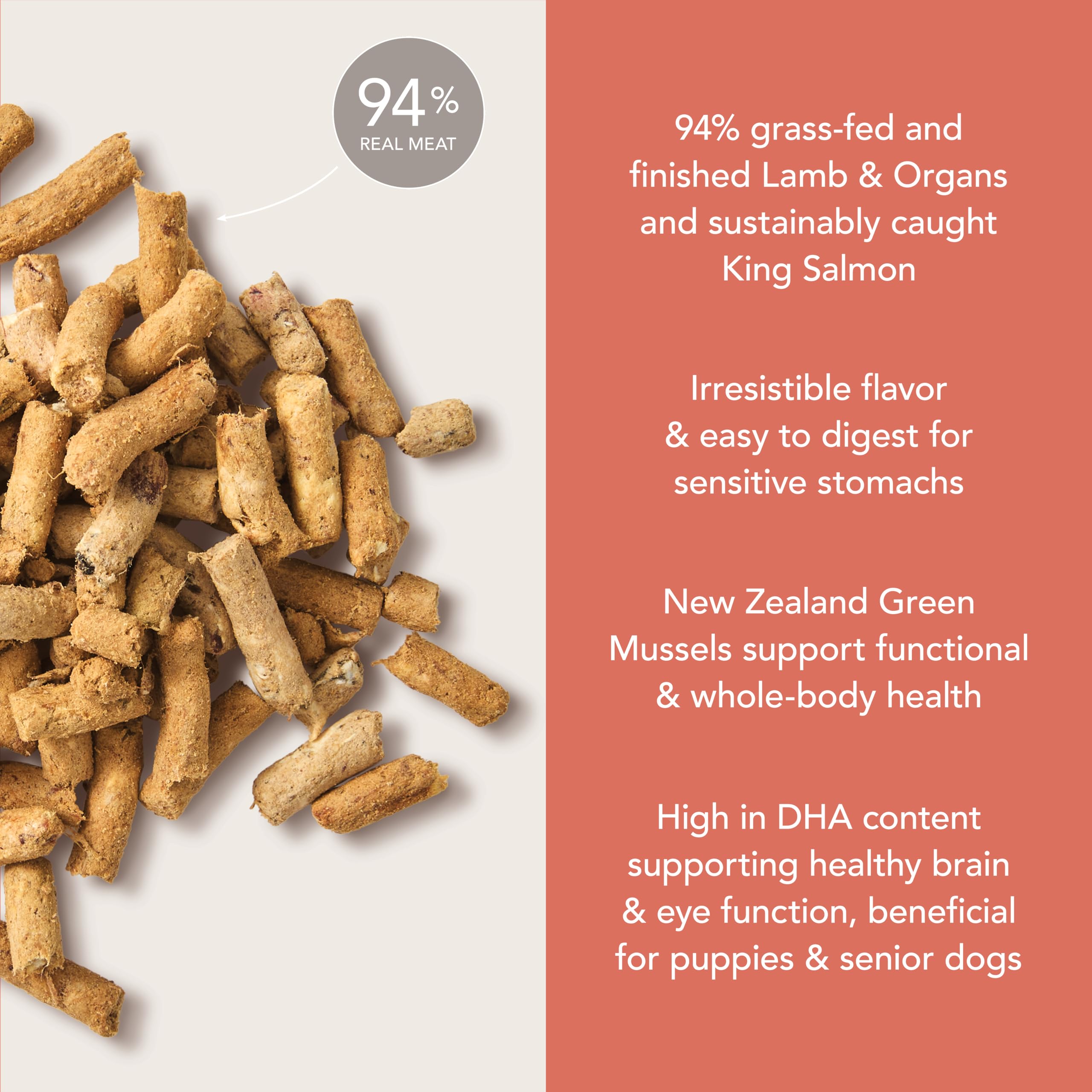 K9 Natural sin trigo ni gluten, perfecto para dietas sensibles.