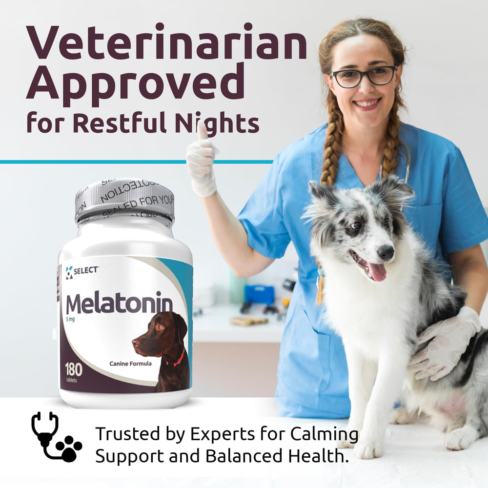Caja de empaque de K9 Select Melatonina para fácil almacenamiento y uso