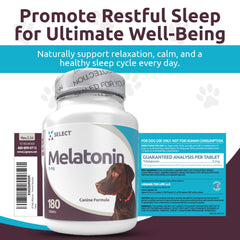 Premio natural de melatonina para perros de K9 Select, sabor agradable