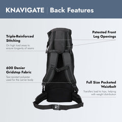 K9 Sport Sack Knavigate, malla de enfriamiento para flujo de aire y confort.
