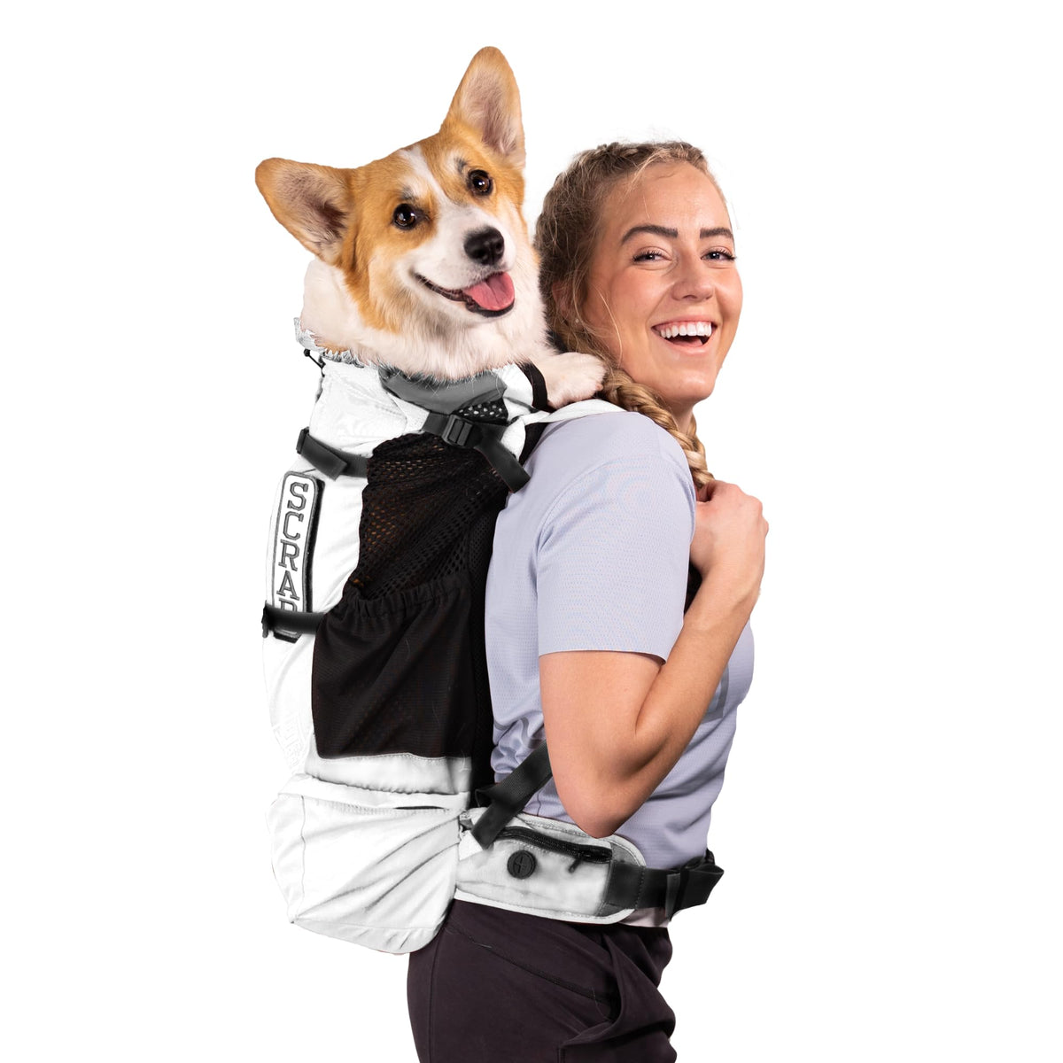 K9 Sport Sack Knavigate con marco interno para soporte estable en rutas largas
