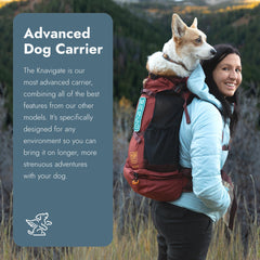 K9 Sport Sack Knavigate, marco interno, estructura estable para seguridad del perro.