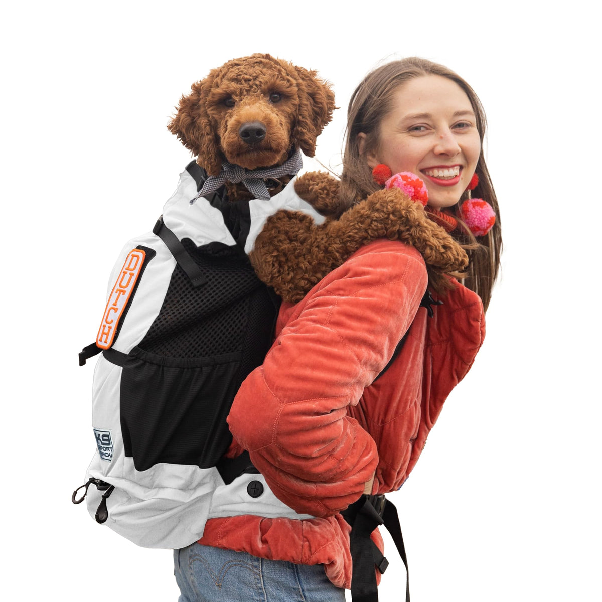 K9 Sport Sack Knavigate talla extragrande Lunar Rock, malla de ventilacion para mantener al perro fresco