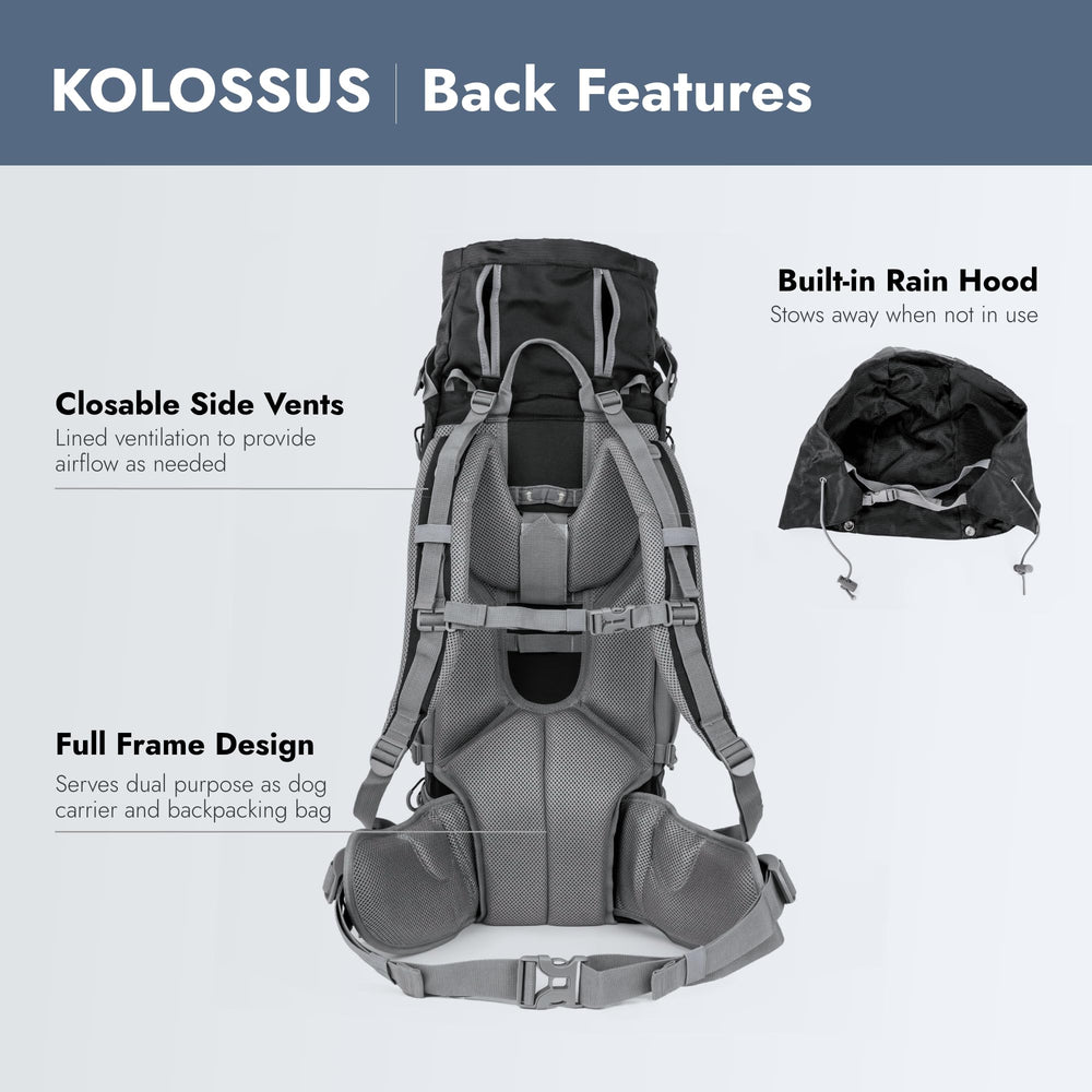 Kolossus XXL: bolsillo base amplio para objetos esenciales.
