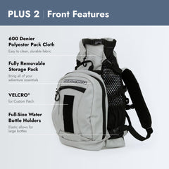 K9 Sport Sack Plus 2, almacenamiento removible y botellero para viajes
