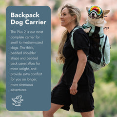 K9 Sport Sack Plus 2, correas gruesas acolchadas para mayor comodidad en paseos