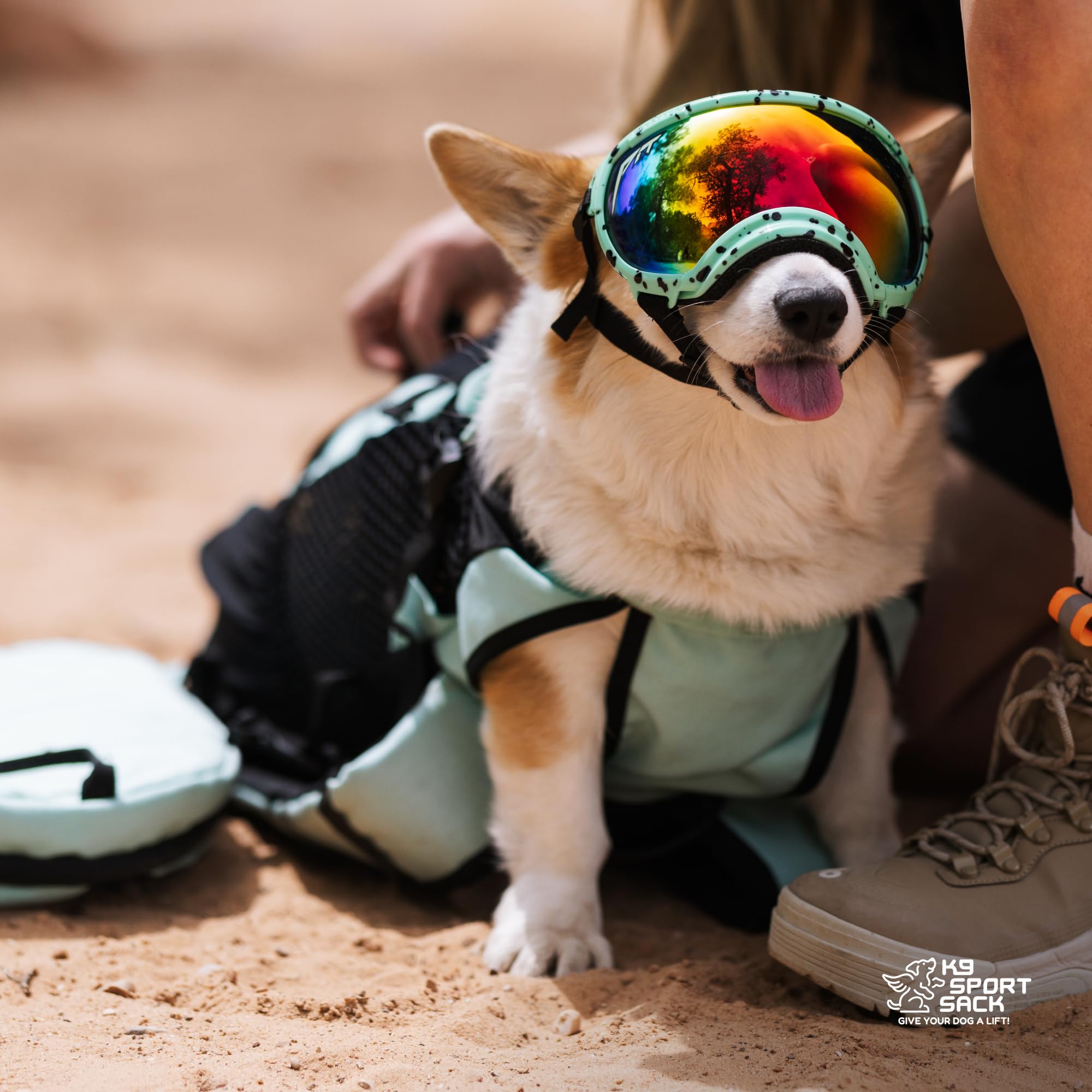K9 Sport Sack Plus 2, paneles de malla para flujo de aire y enfriamiento