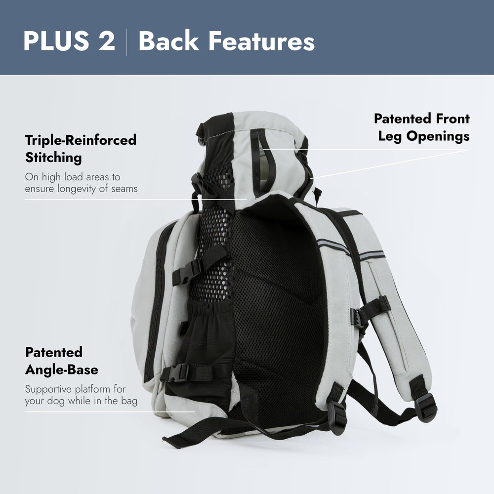K9 Sport Sack Plus 2, portabotellas elástico para agua durante la ruta.